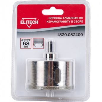 Коронка ELITECH 1820.082400